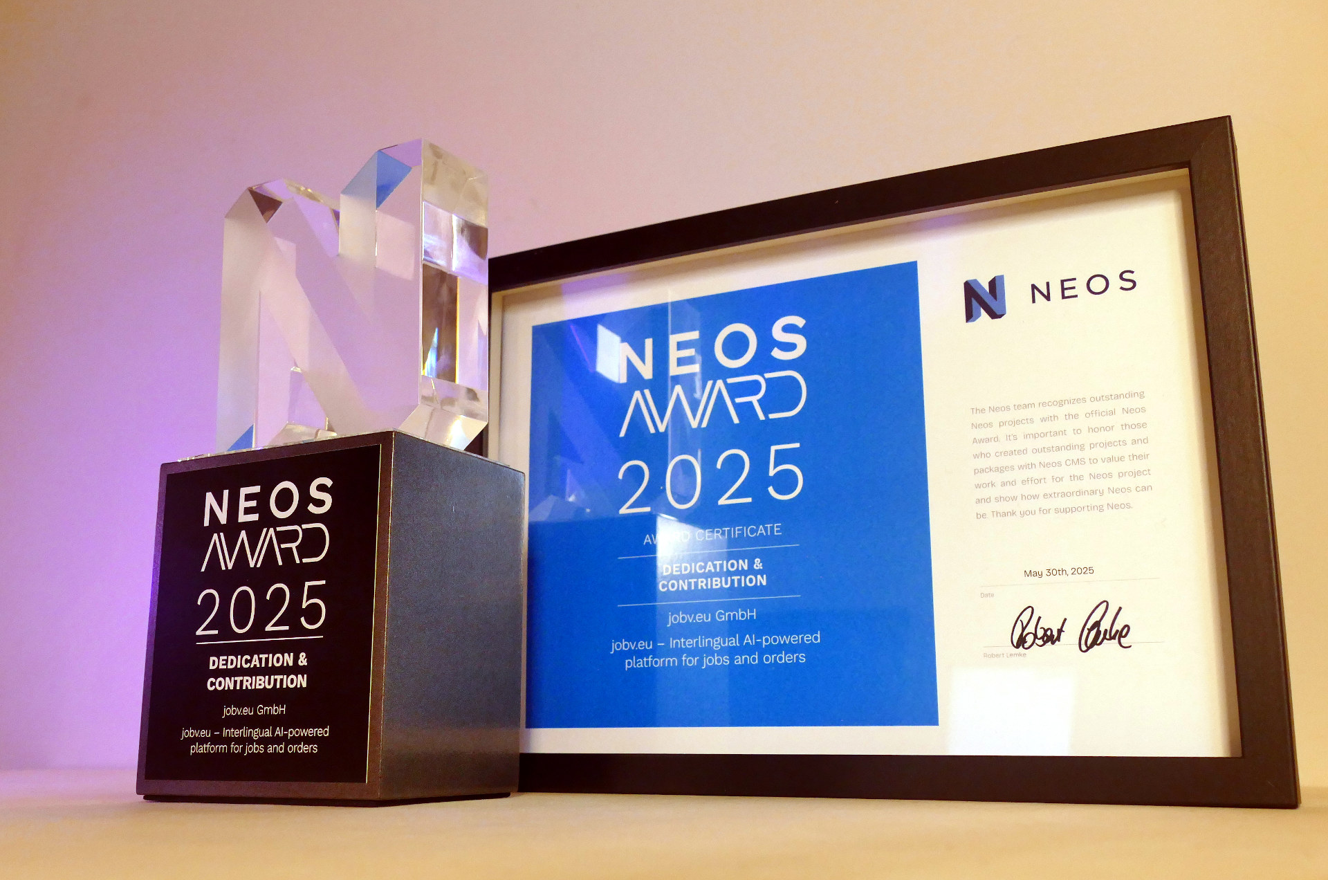 NEOS AWARD 2025